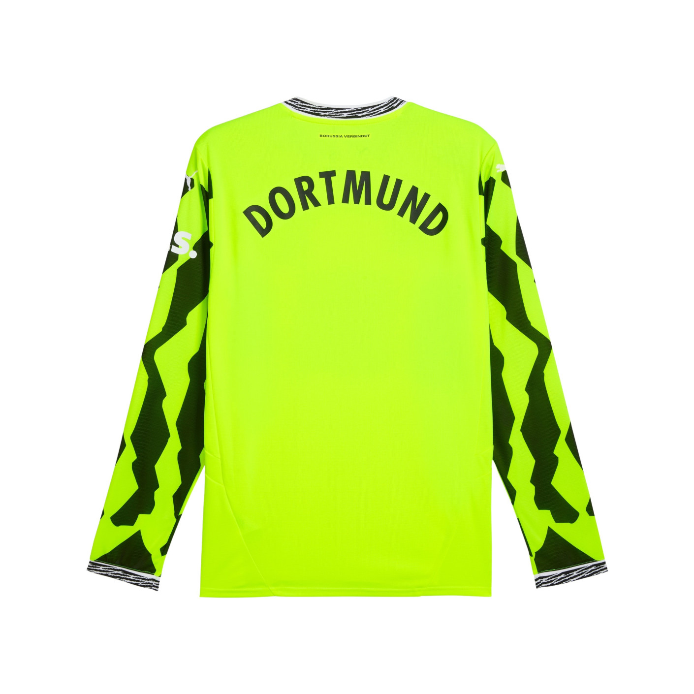 PUMA Borussia Dortmund Anniversary Shirt 2024-2025 Lange Mouwen Geel Zwart