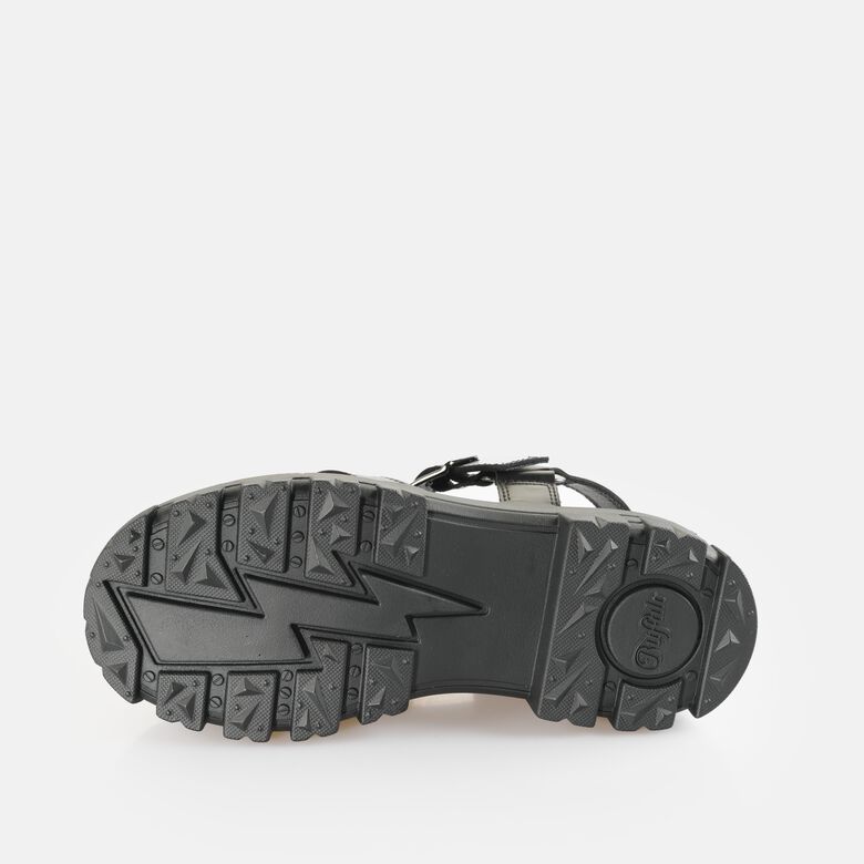 ASPHA TS SANDAL BS - VEGAN NAPPA - BLACK