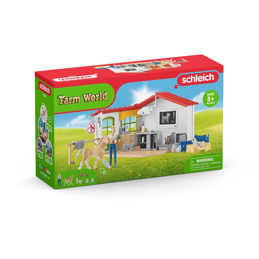 schleich® Tierarzt-Praxis mit Haustieren 42502