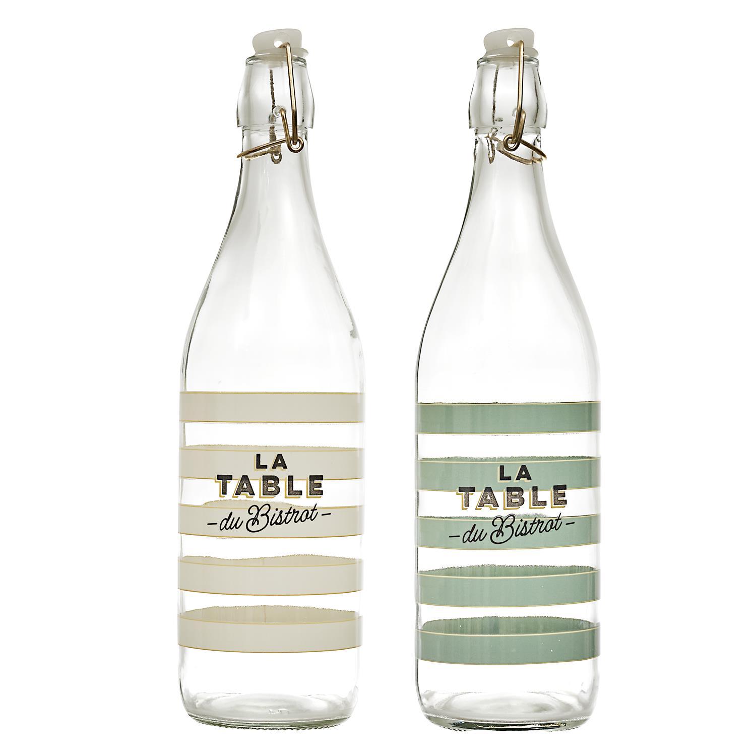 BOUTEILLE VERRE BISTROT 1L