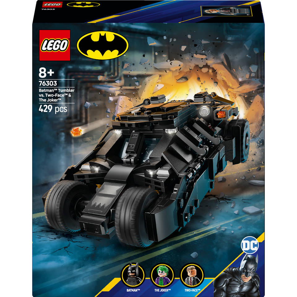 LEGO DC Batman Tumbler vs. Two-Face en The Joker 76303