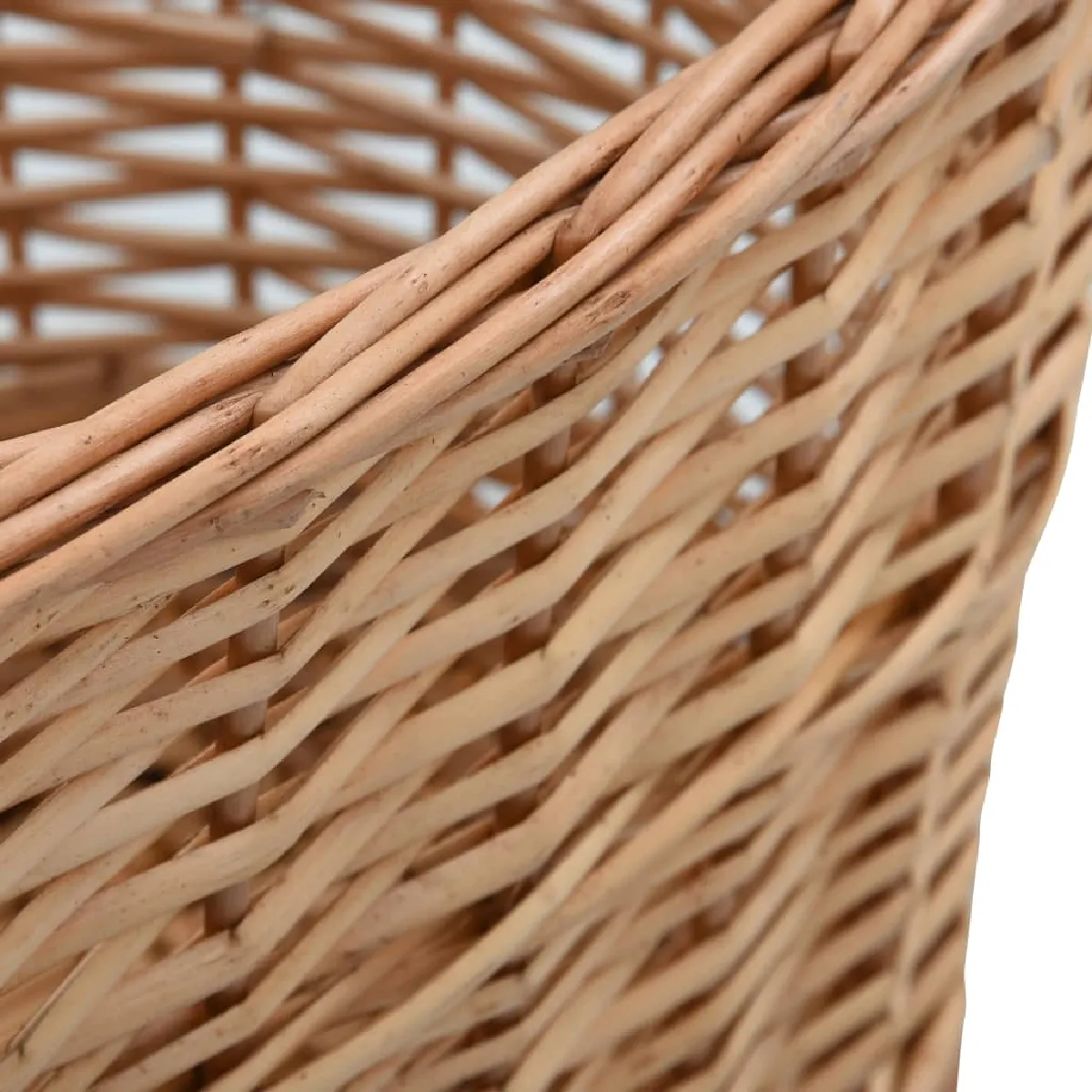 VidaXL Panier à bois - Marron