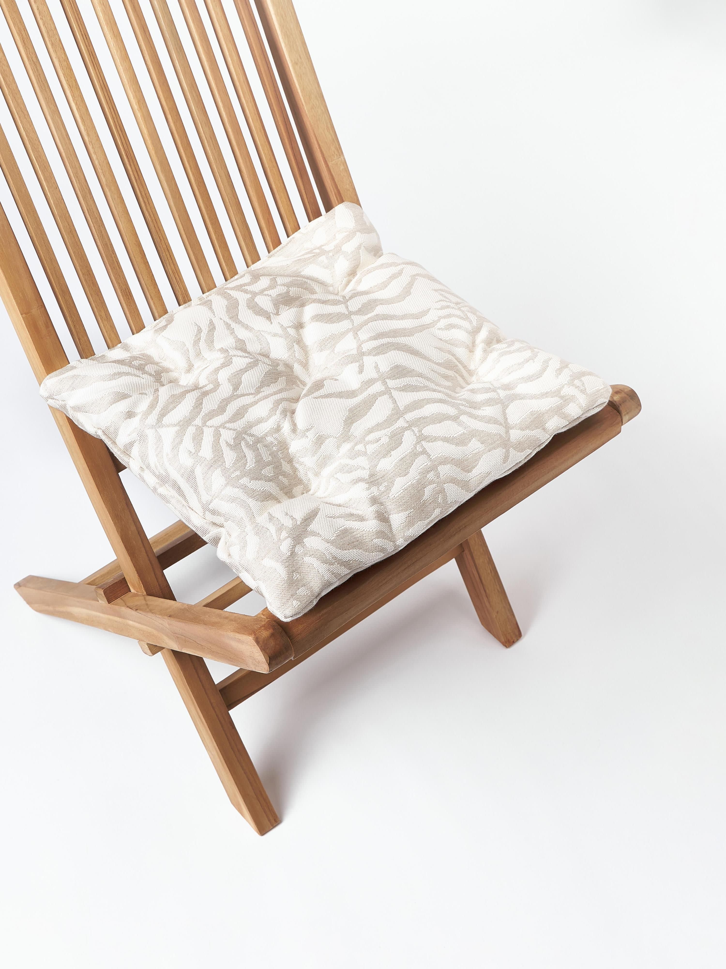 Outdoor stoelkussen Ortun met jacquard patroon