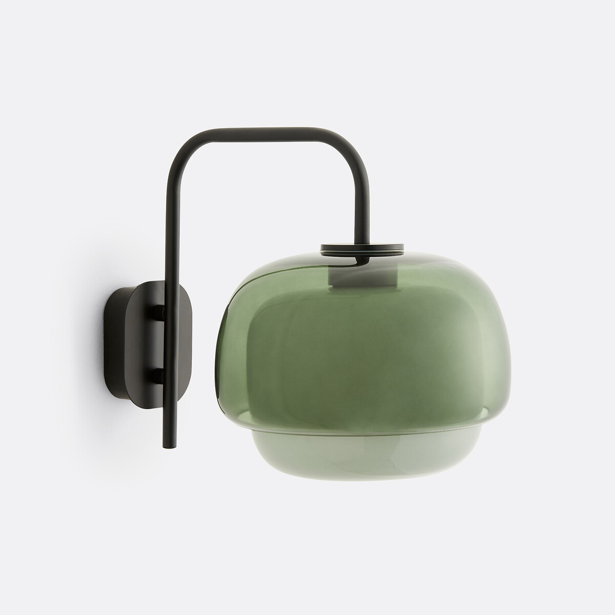 LA REDOUTE INTERIEURS<br>Arandela em vidro colorido e metal, Kinoko