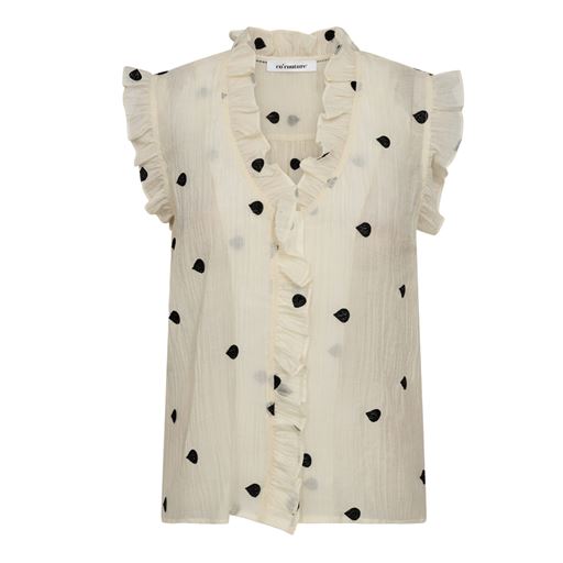 Co'Couture DropCC Top, Off White, S