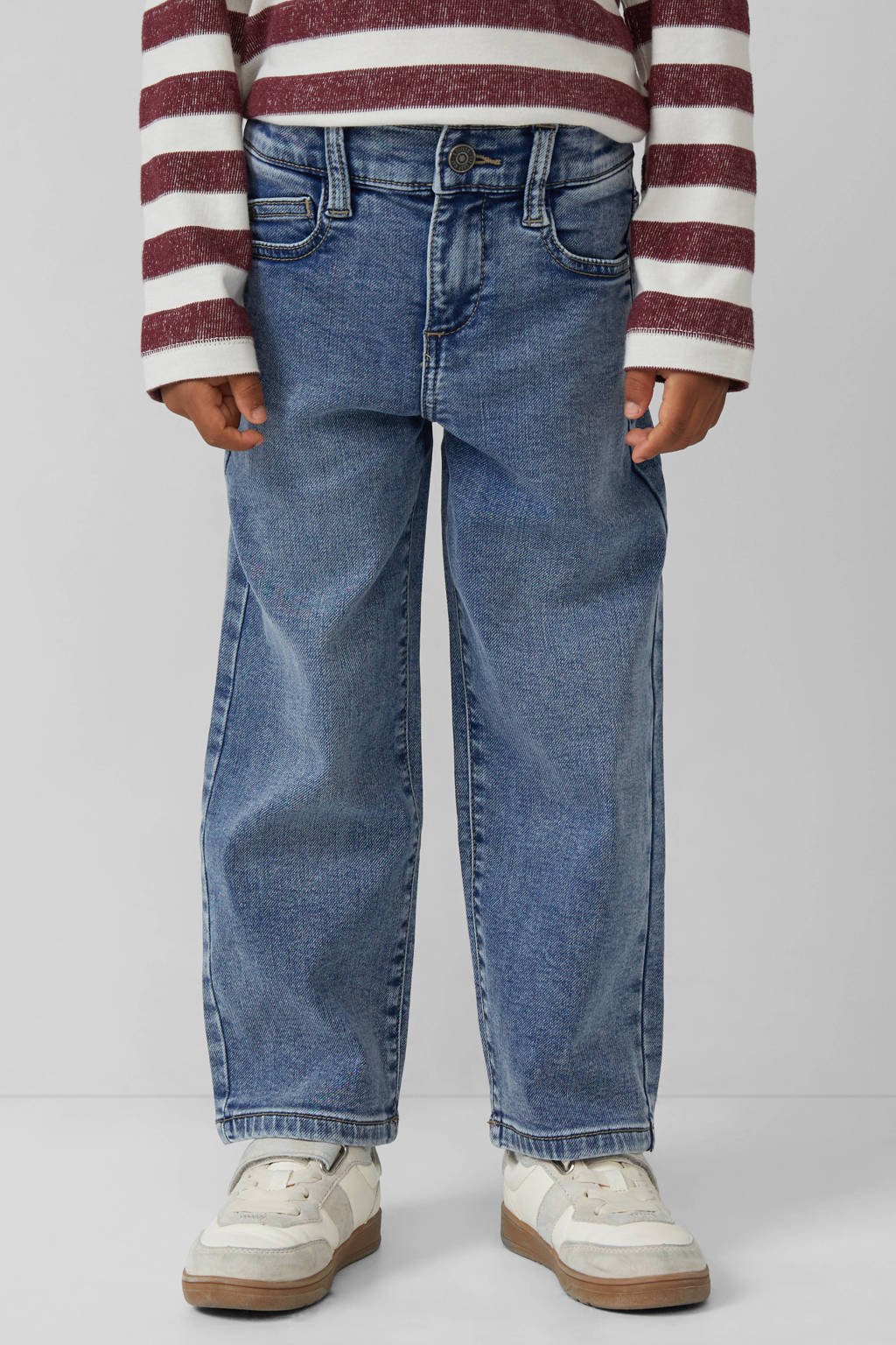 s.Oliver relaxed  waist regular fit jeans light blue denim