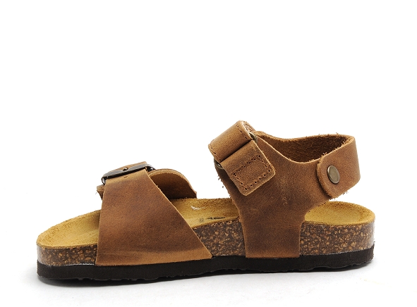Plakton nu pieds enfant parker marron