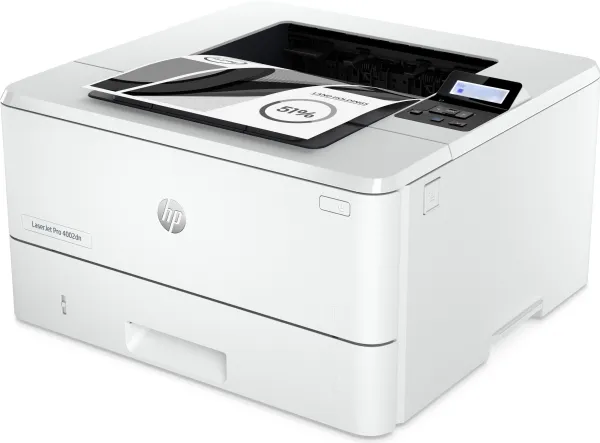 HP LaserJet Pro 4002dn - Printer - S/H - Duplex - laser - A4/Legal - 4800 x 600 dpi - op til 40 spm - kapacitet: 350 ark - USB 2.0, Gigabit LAN