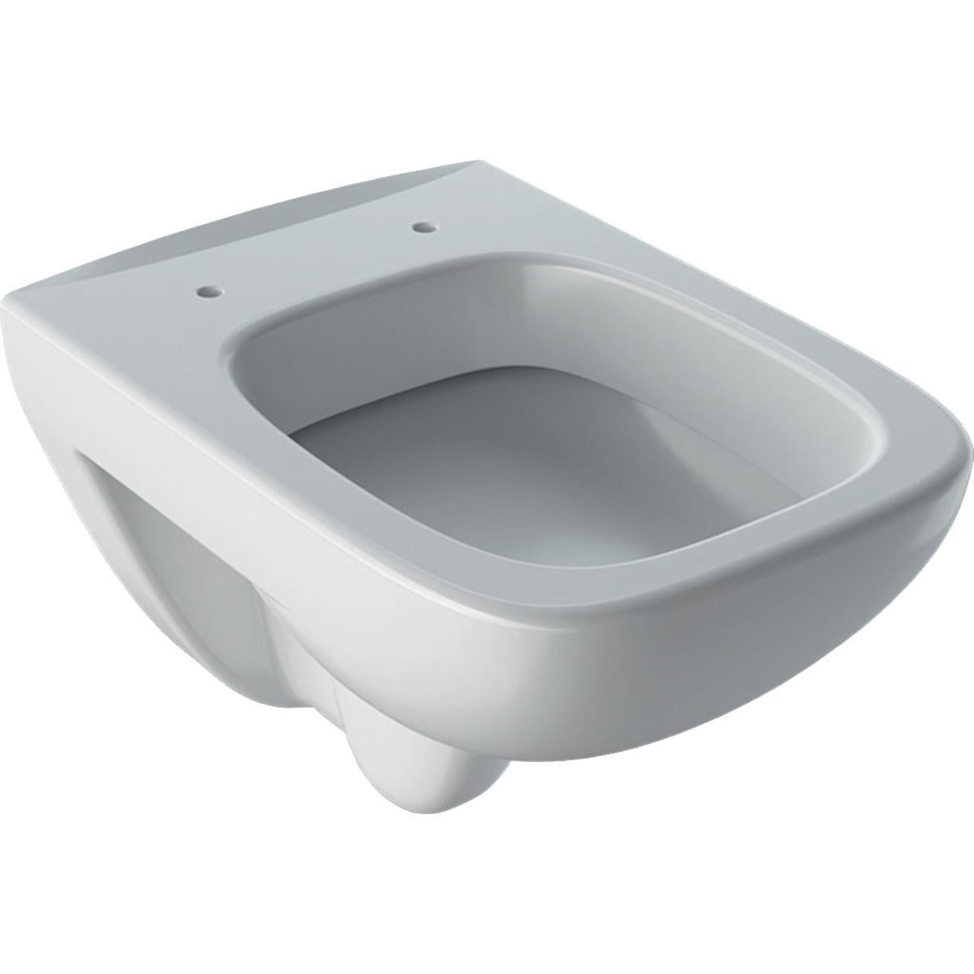 Geberit Renova Compact Square hangend toilet met KeraTect wit glans