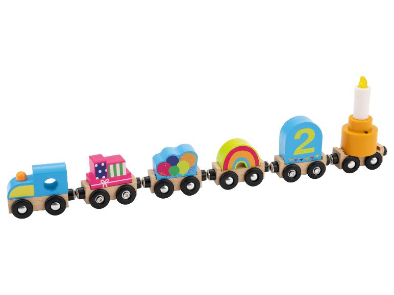 Houten treinset