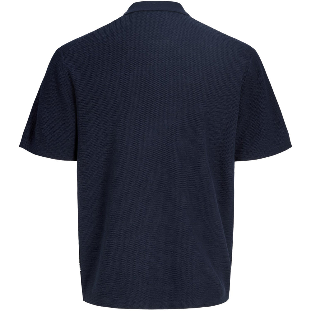 Køb Jack & Jones Junior Navy Blazer Jjmax Strik Zip Polo Ss Jnr