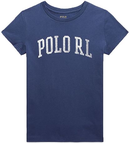 Polo Ralph Lauren T-Shirt - Uhr Hill - Navy m. Weiß