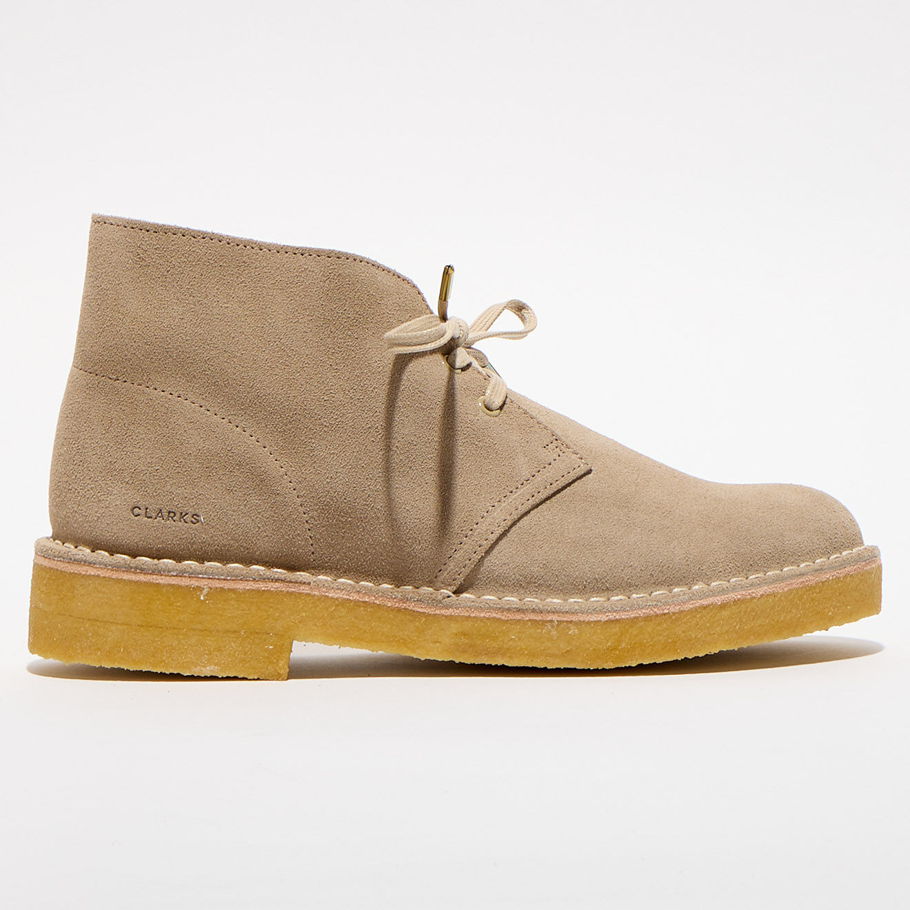 Clarks Originals Desert boots en Velours de Cuir sable