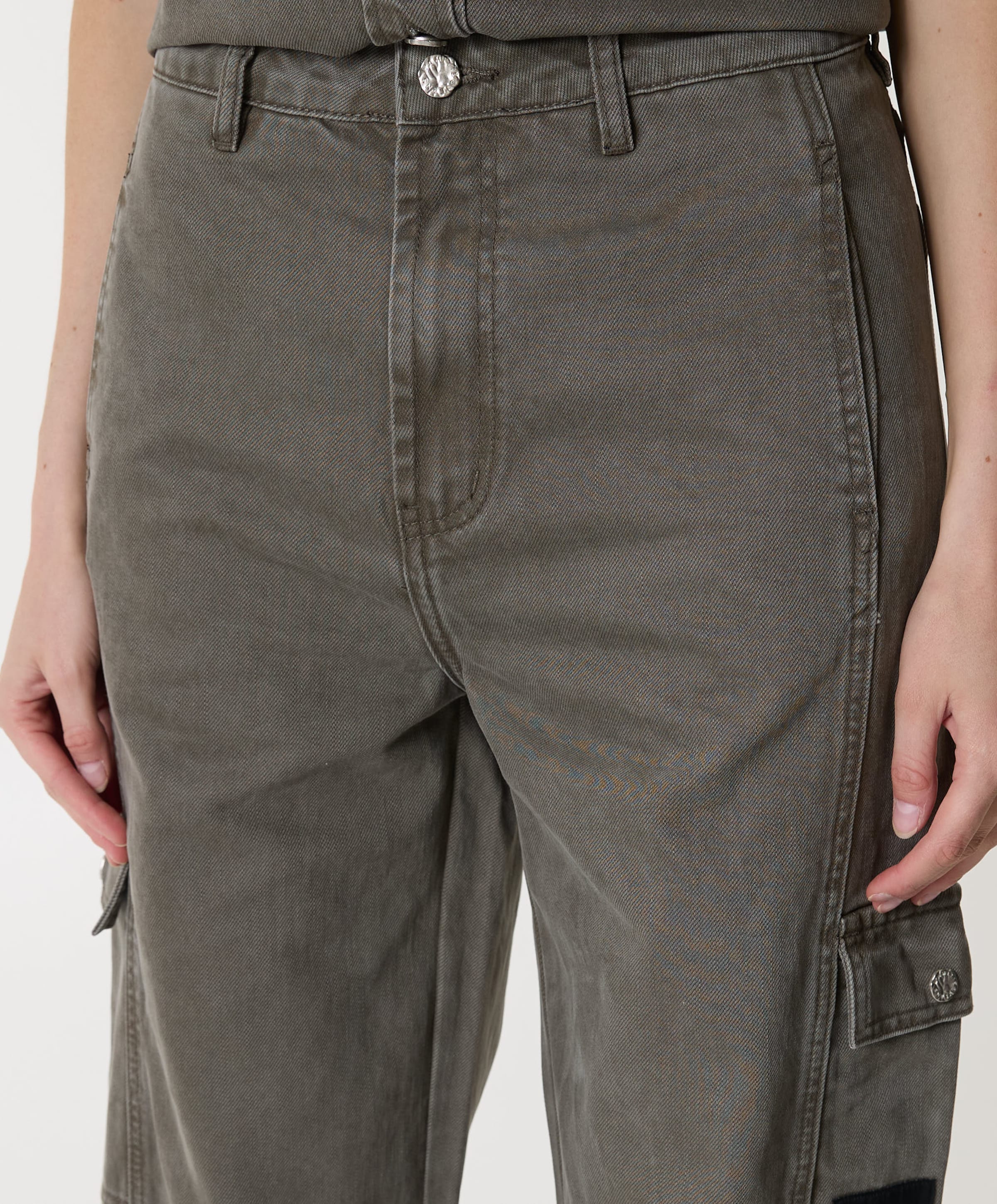 Haute L'Amitié Enigma Pocket Tall dames broek beige