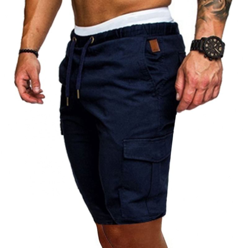 Sheck - Losse taille-cargoshorts met trekkoord