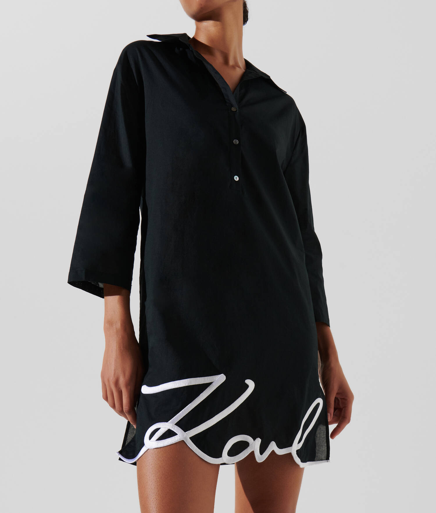 ROBE CHEMISE DE PLAGE KARL SIGNATURE