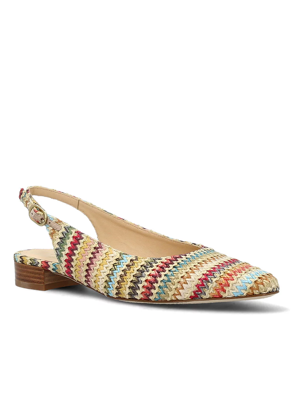 SLING BOOTLE RAPHIA MULTICOLORE