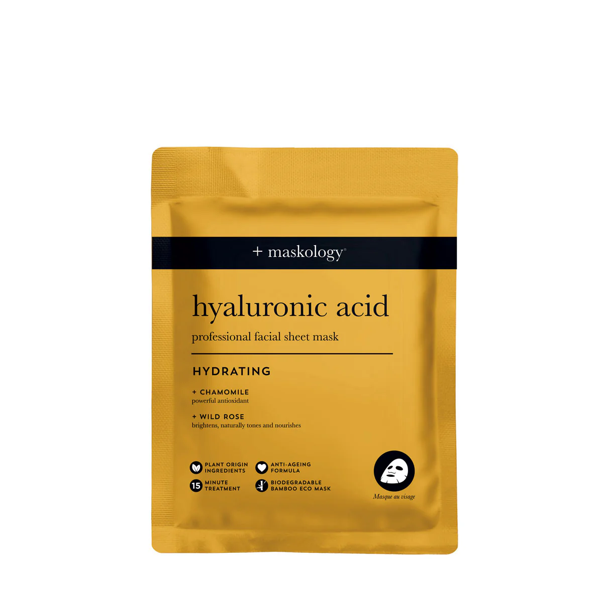 Masque Visage Acide Hyaluronique 22ml