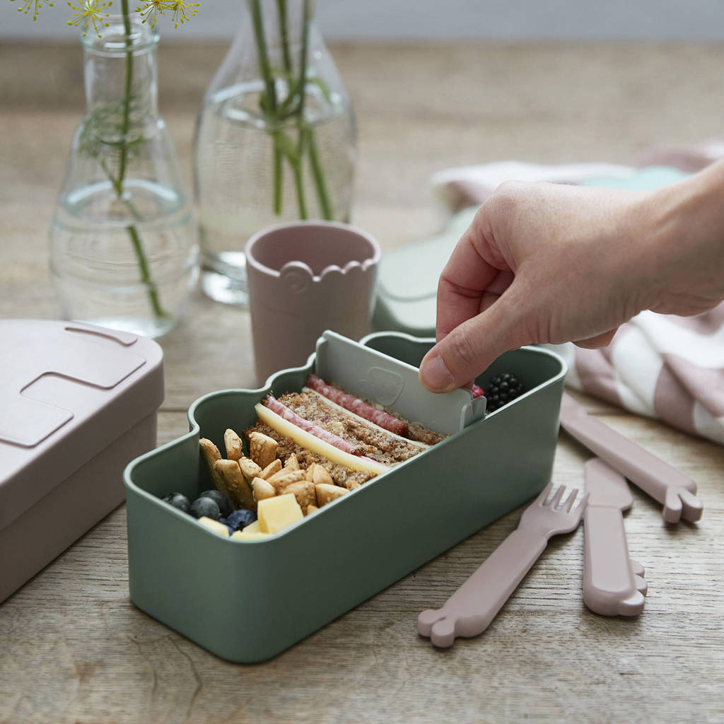 Lunch box Croco Green