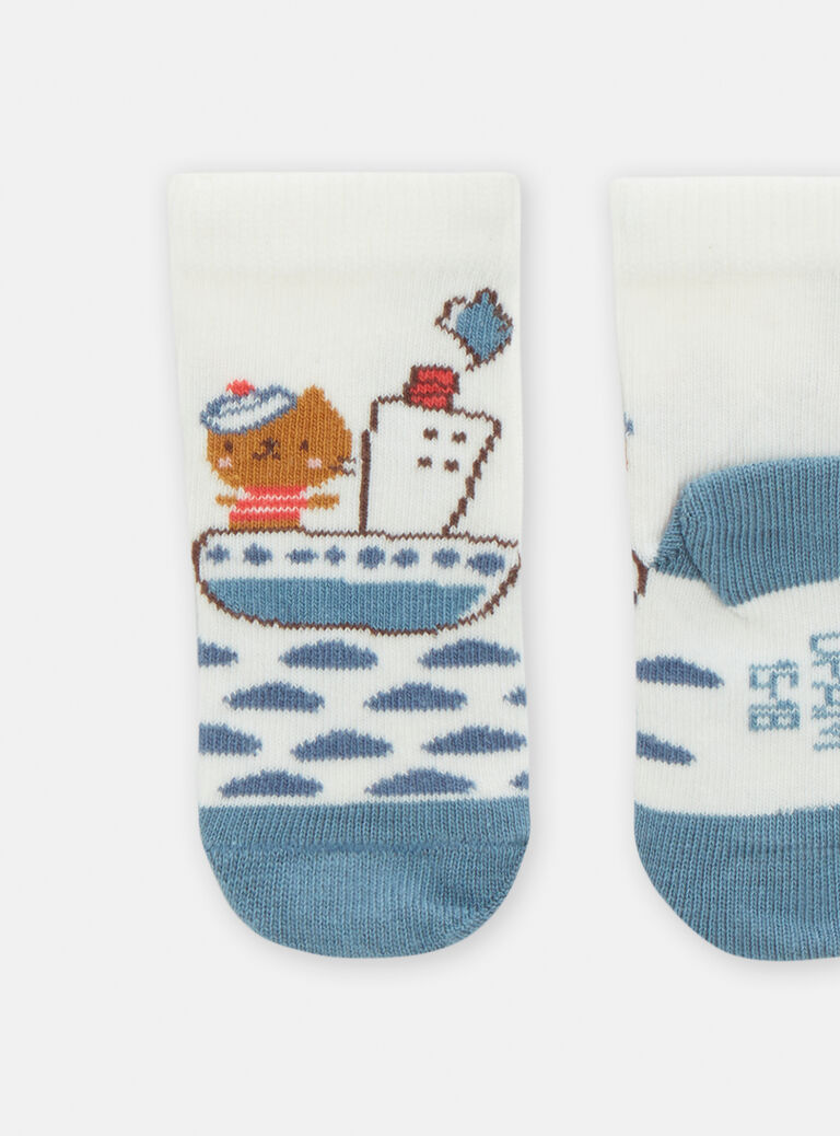 Chaussettes petit chat matelot