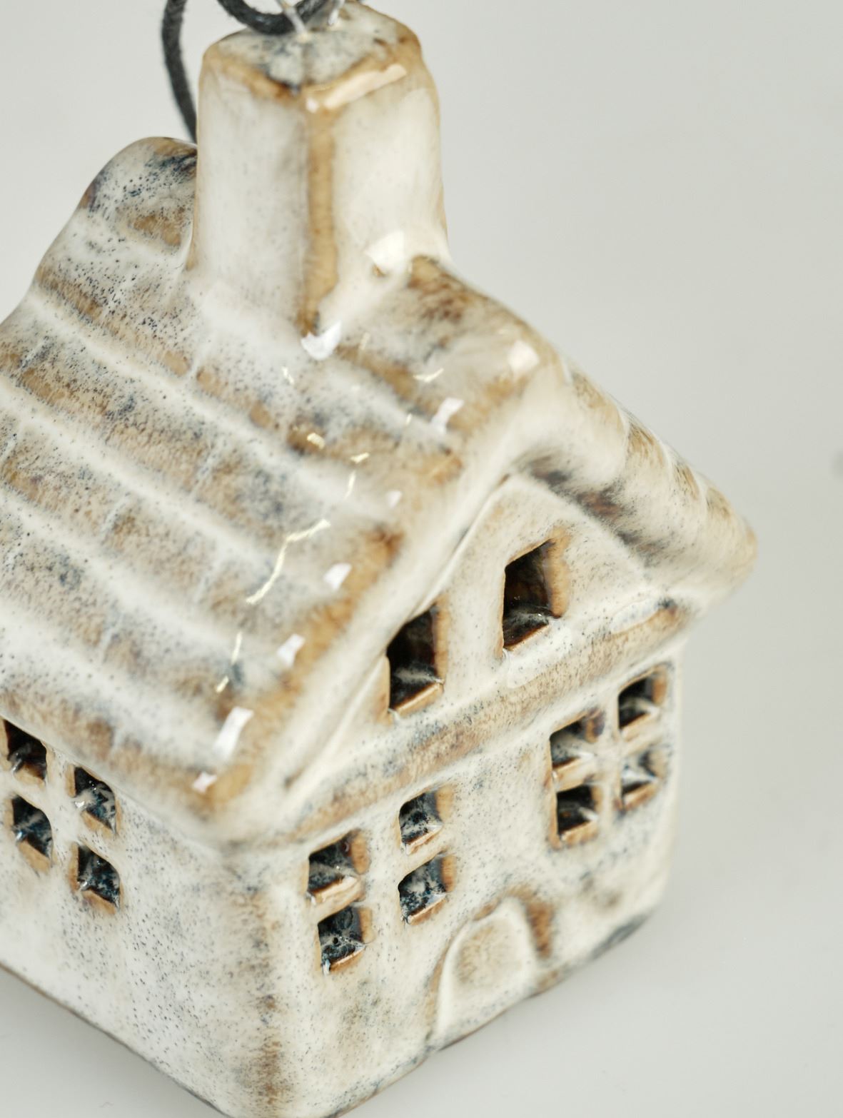 Juletrepynt beige - 5x3,5x7 cm