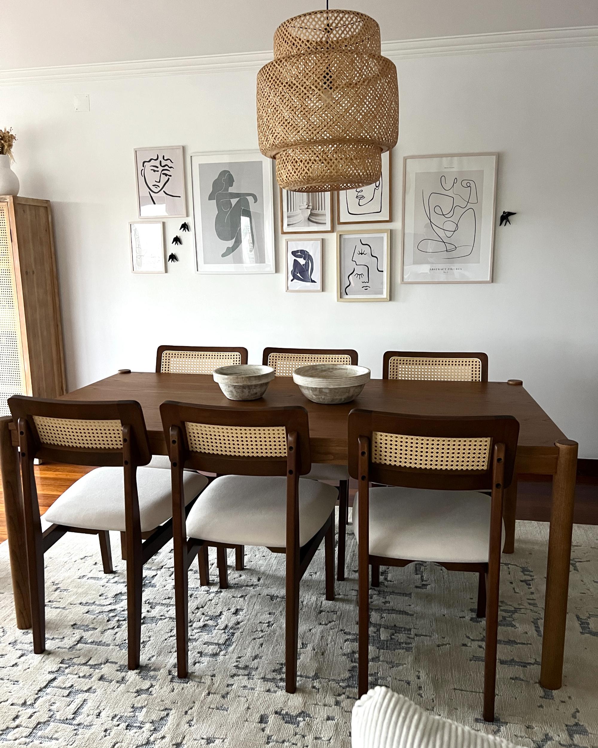 Eettafel FONDIS Donker eikenhout 80 cm 180 cm