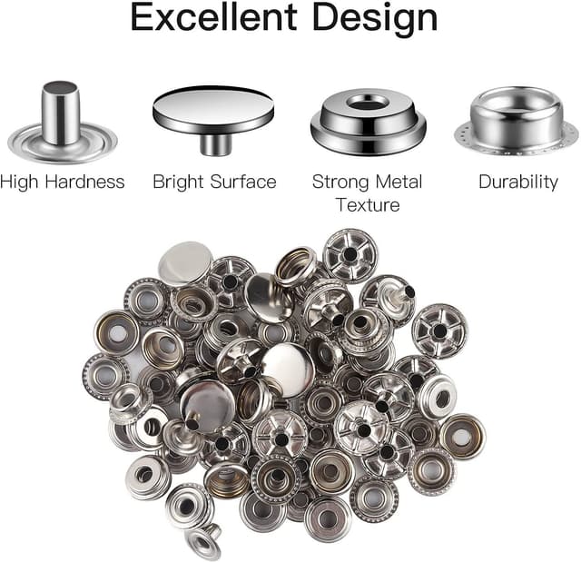 15 mm trykknappesæt