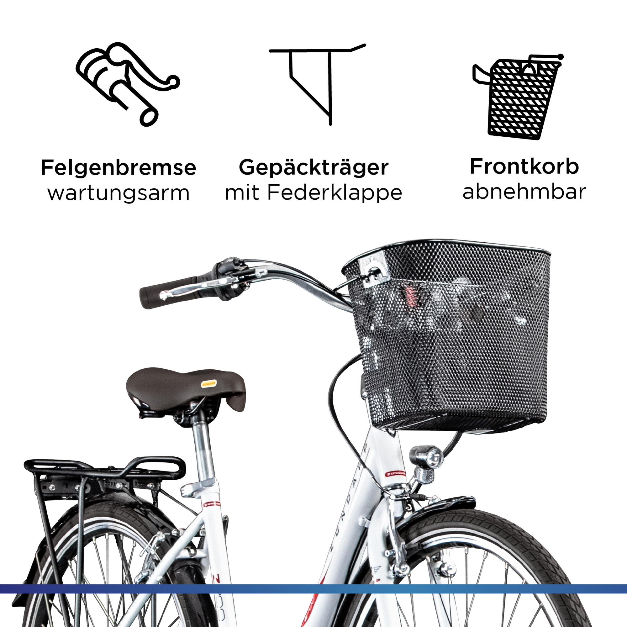 Zündapp Z700 Damenfahrrad 28 Zoll Fahrrad für Damen und Herren ab 150 cm