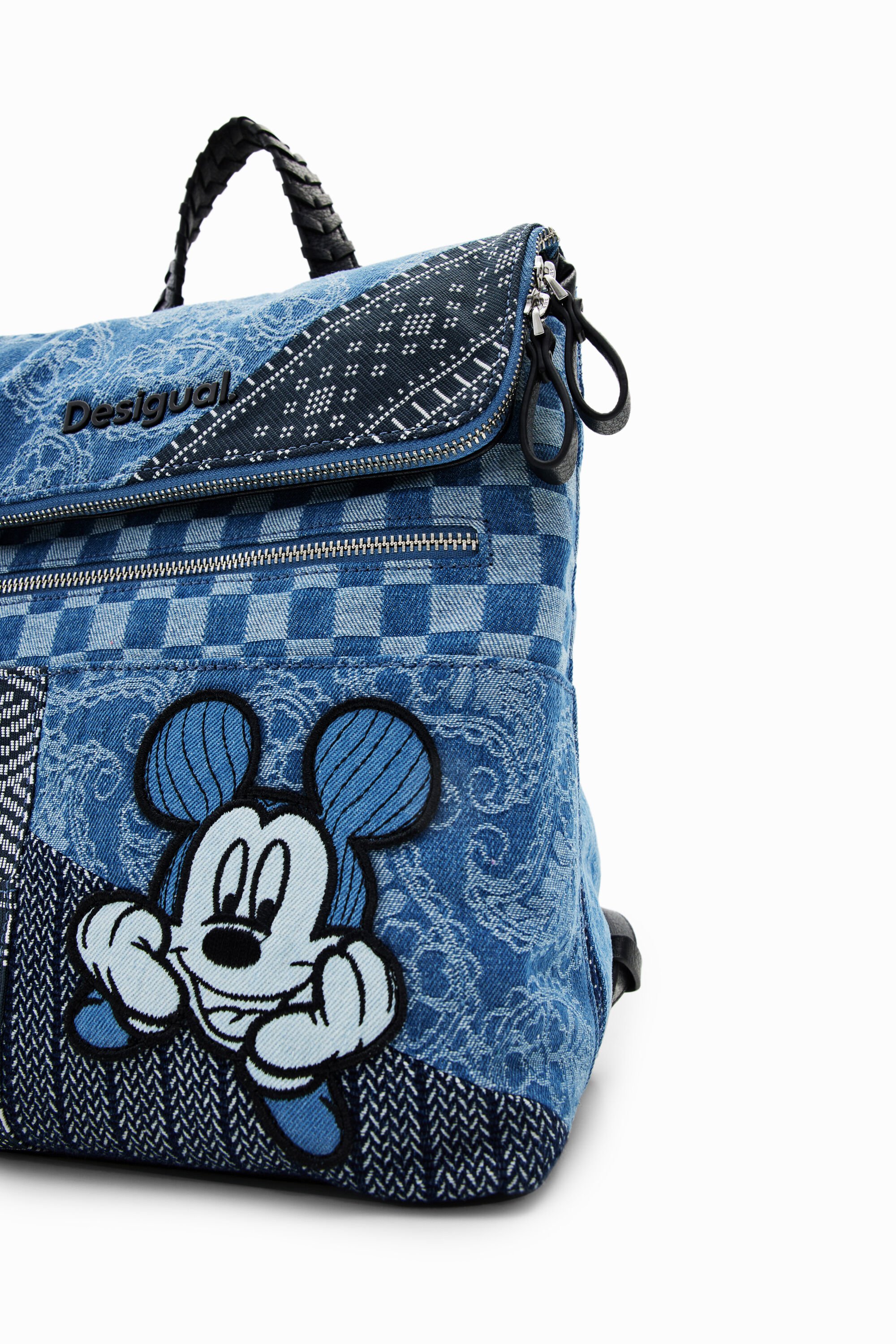 Sac à dos moyen denim Mickey Mouse