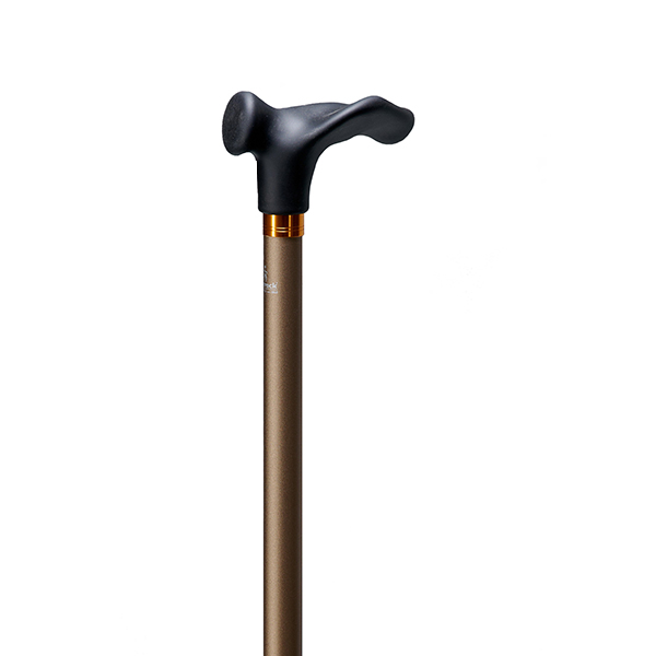 GASTROCK Gehstock Comfort mit Softgriff<br>1 Stück, anatomisch rechts bronze
