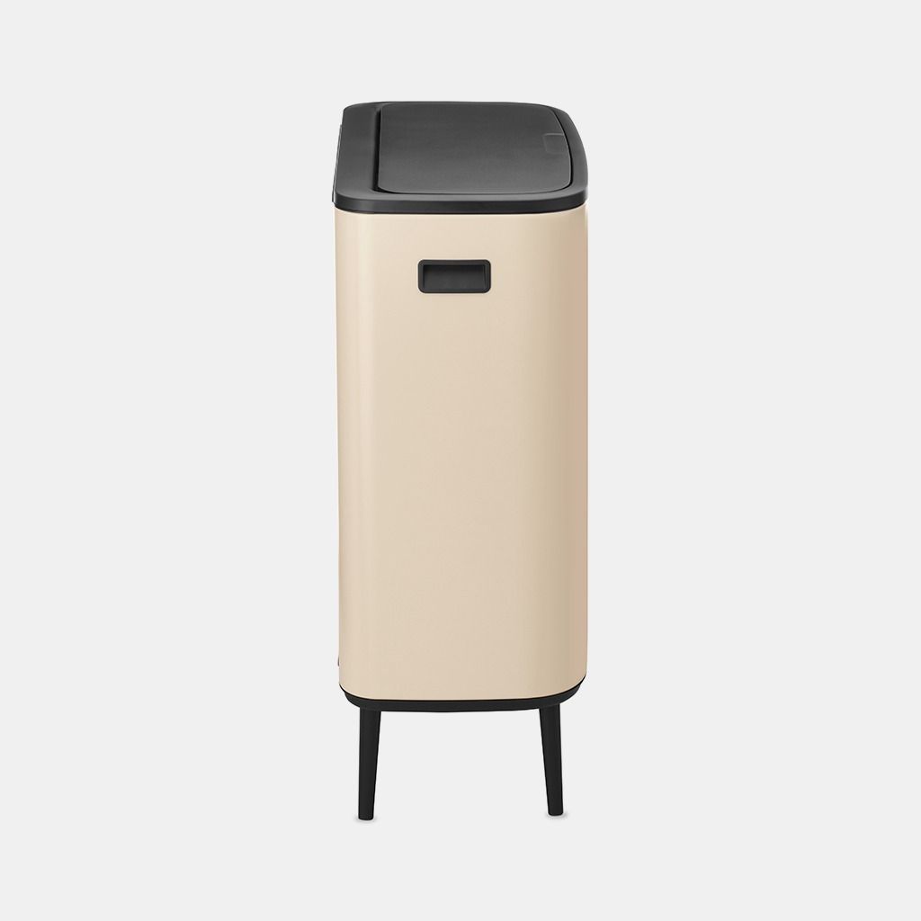 Bo Touch Bin Hi, met 1 binnenemmer, 60 liter - Soft Beige