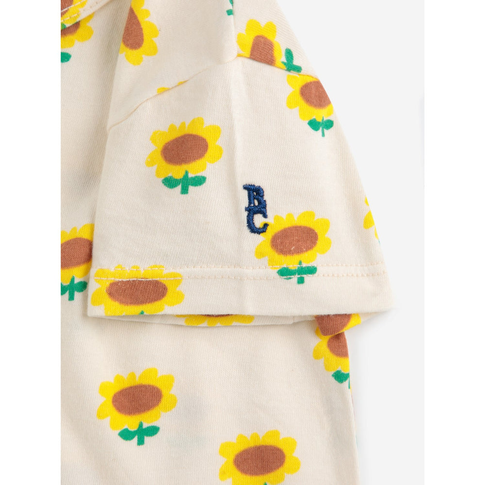Køb Bobo Choses Beige Sunflower All Over Playsuit