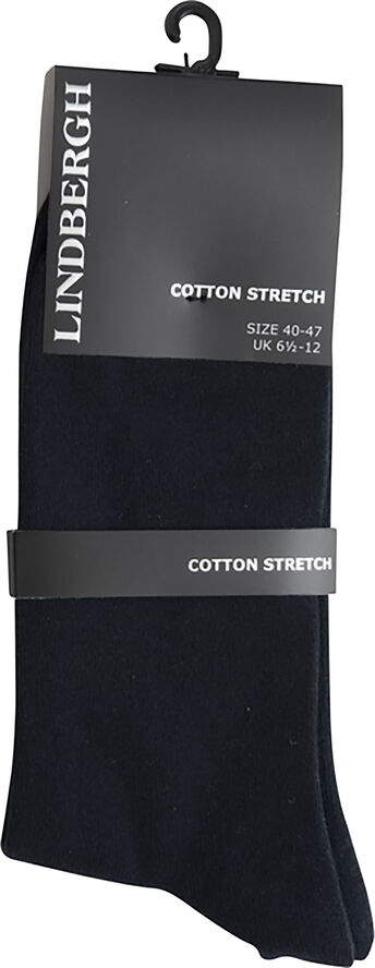 Lindbergh Cotton Stretch Strømper Blå