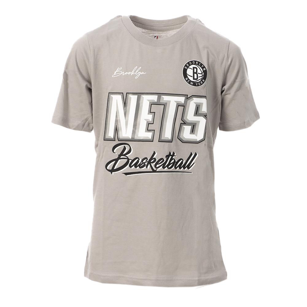 NBA T-shirt Gris/Blanc Garçon NBA Brooklyn Nets