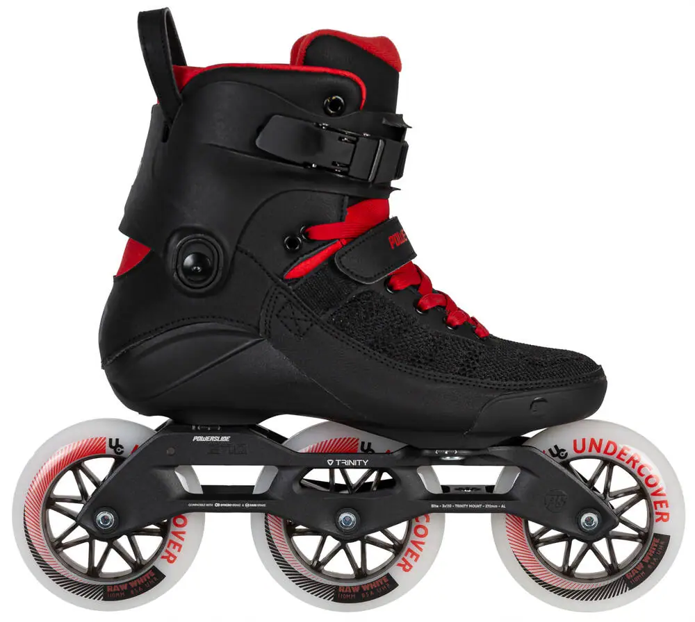 Powerslide Swell Black Fire 110 Inliners - Langdistance Rulleskøjter
