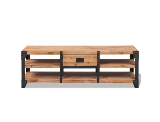 VIDAXL - Meuble tv-banc tv 140x40x45 cm bois d'acacia massif
