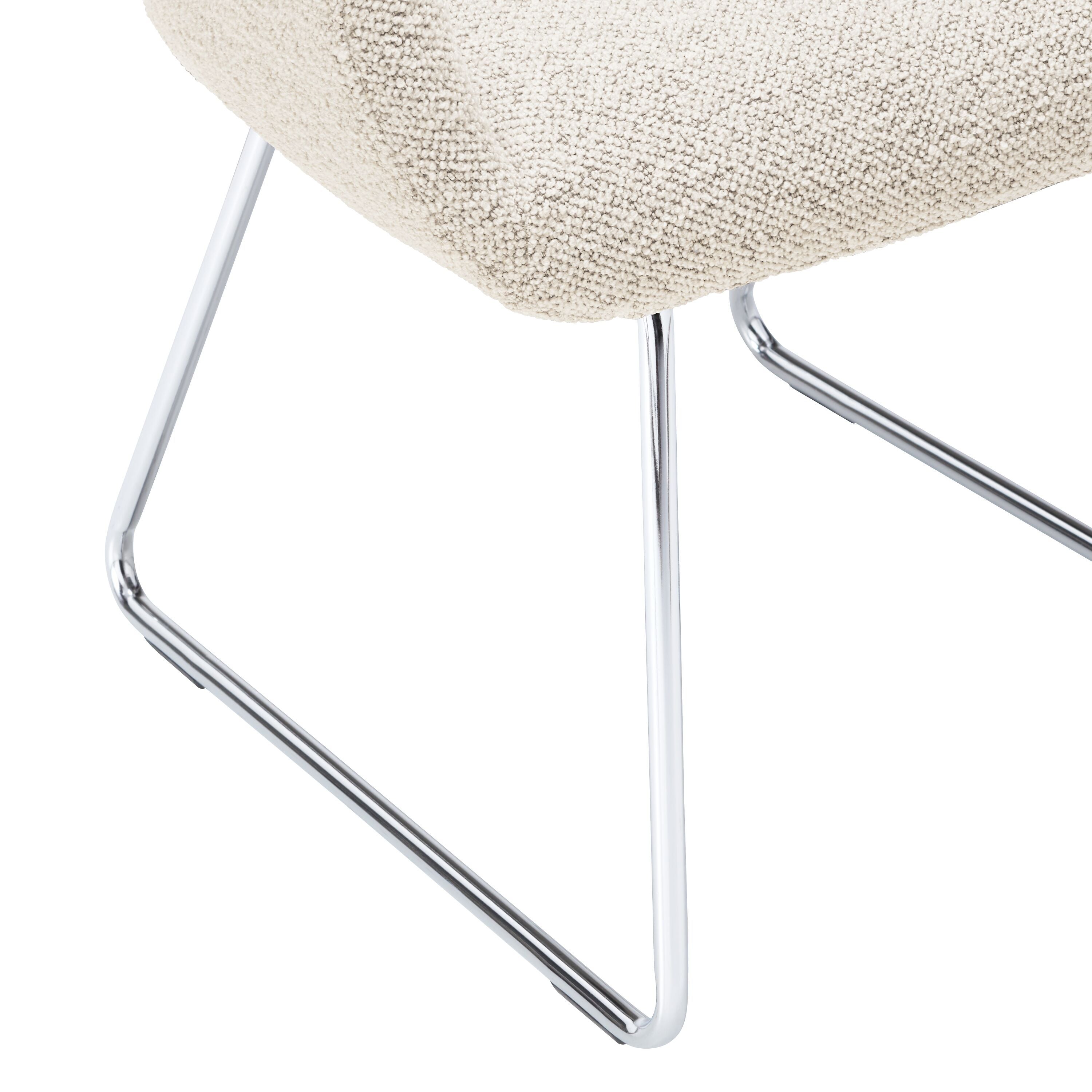PECORA Stuhl - Beige / B: 57.5 cm x T: 58.0 cm x H: 76.0 cm