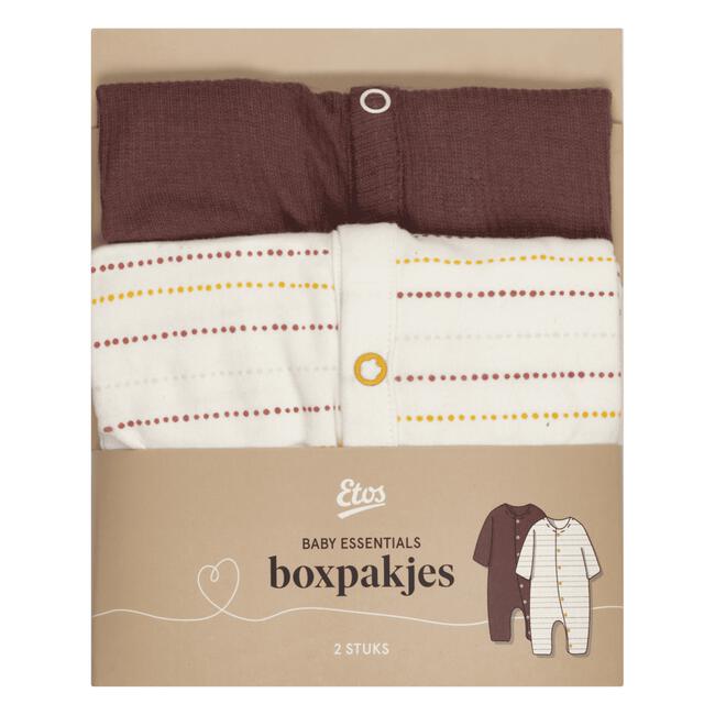 Etos Boxpakje Streep Maat 62/68 Combiset 2 Stuks