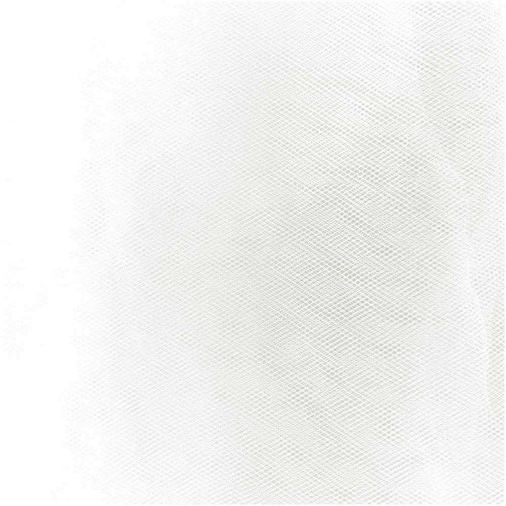 Rouleau de tulle 50 cm x 5 m - blanc