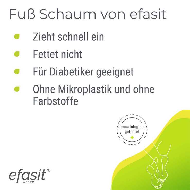Efasit Fuß Schaum Hornhaut, 125 ml