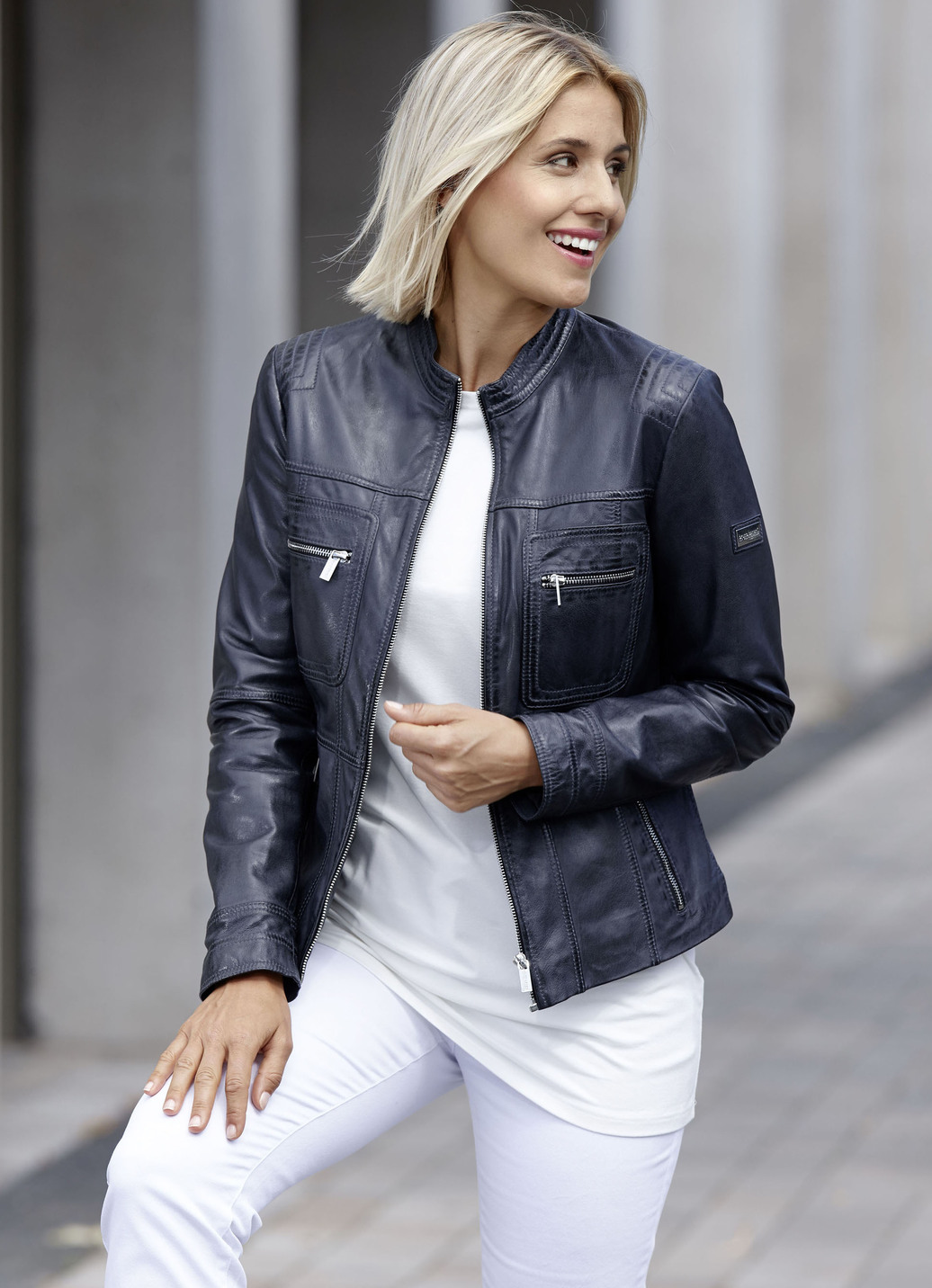 Lederkurzjacke von „Caminari“