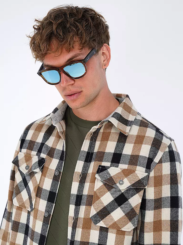 RAY BAN Sonnenbrille 0RBR0501S/56 braun