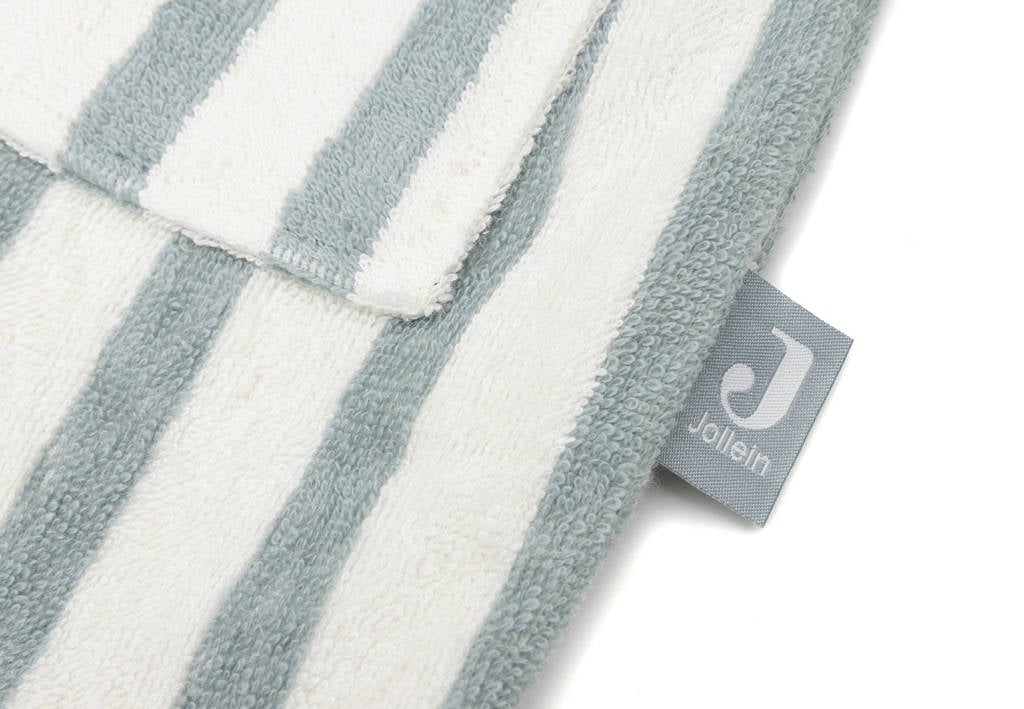 Jollein badjas Stripe Terry - Sea Green