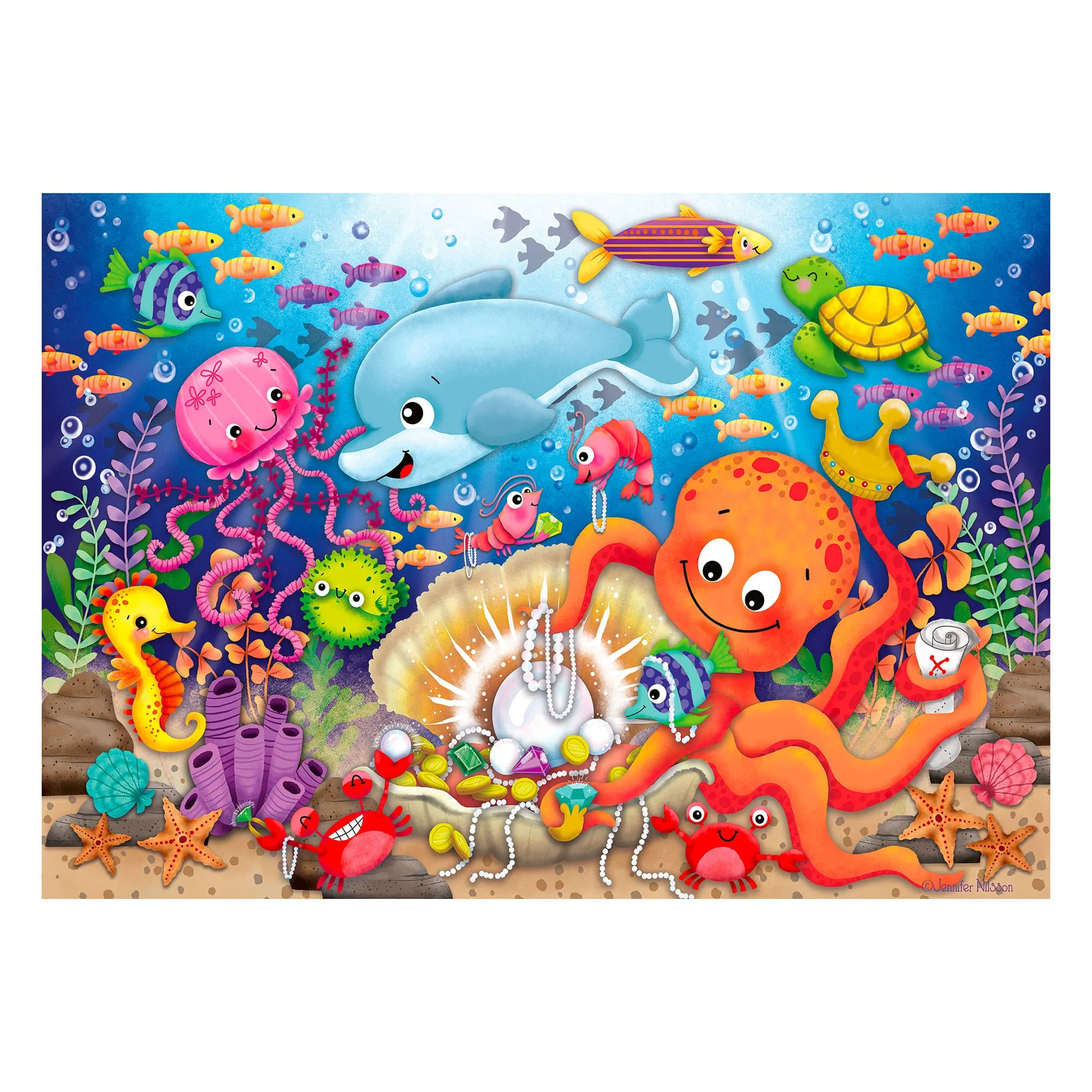 Ravensburger Casse-Tête de Plancher Géant - La Mer