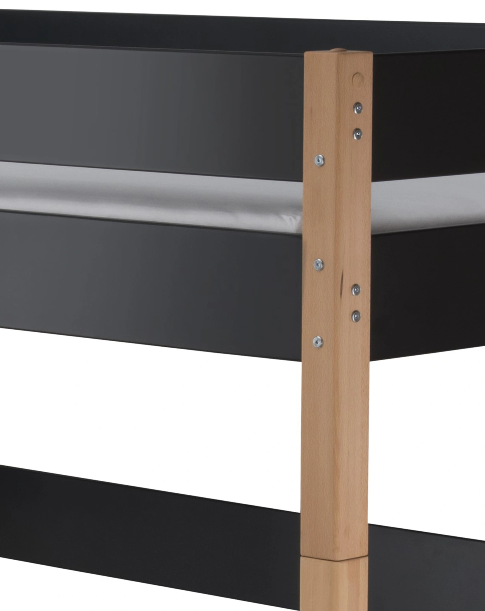 Umbauset Etagenbett INFANSCOLOR (Farbe: anthrazit/Buche)