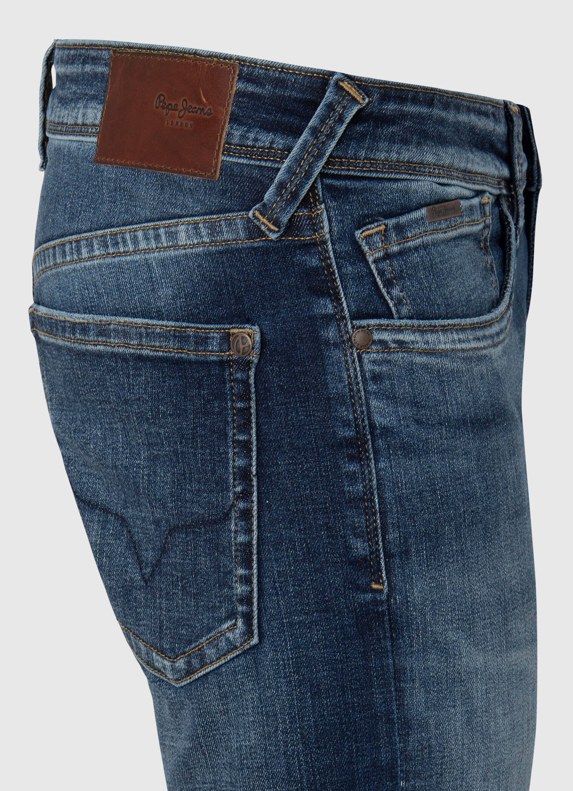 Calça jeans Hatch Fit Slim com cintura baixa - jeans
