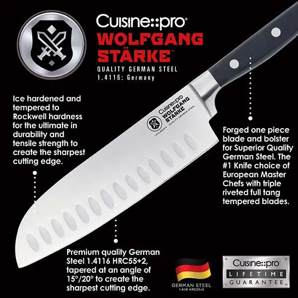 THE CUSTOM CHEF™ WOLFGANG STARKE™ Santokukniv