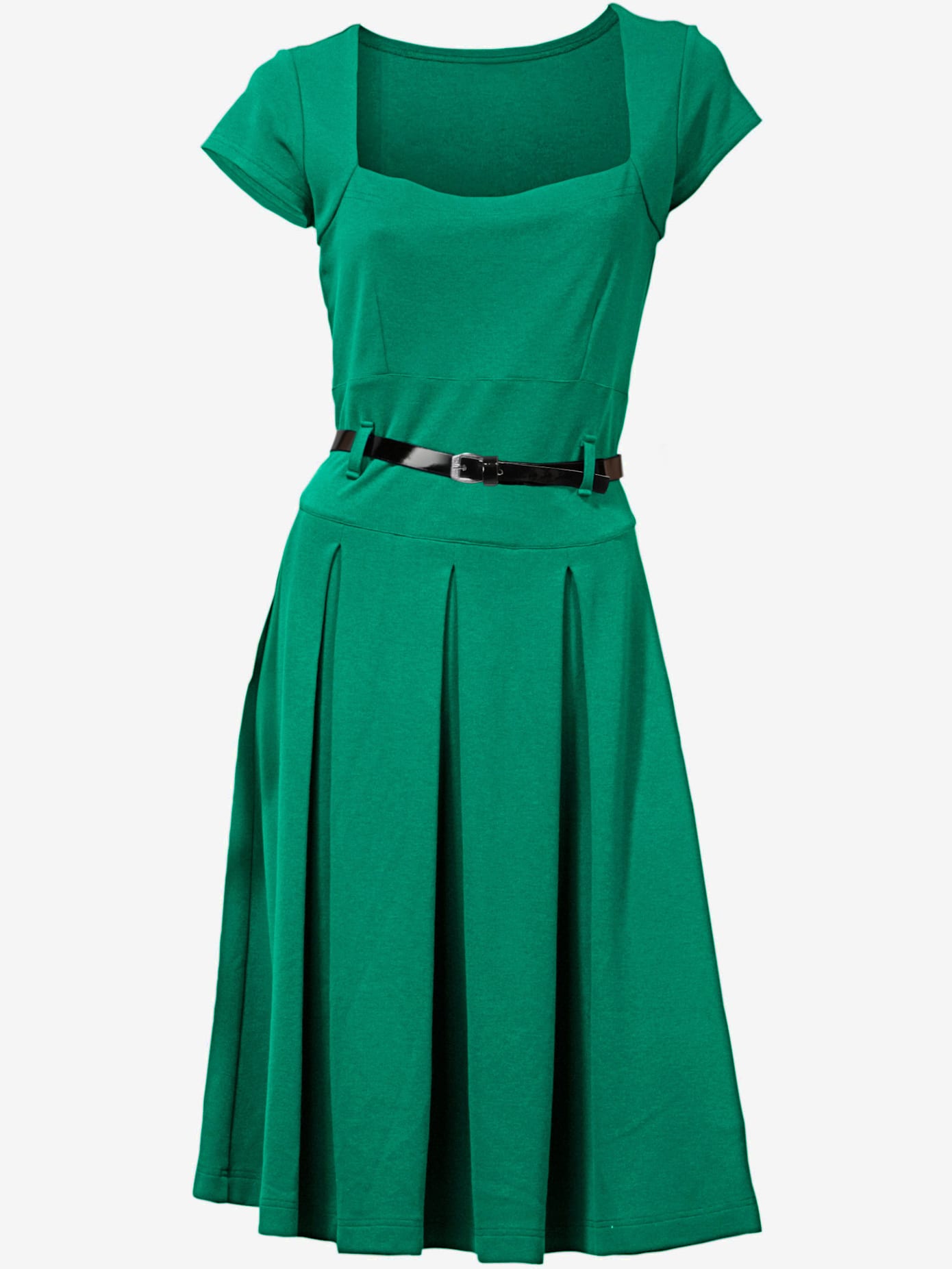 Robe en jersey look féminin avec ceinture