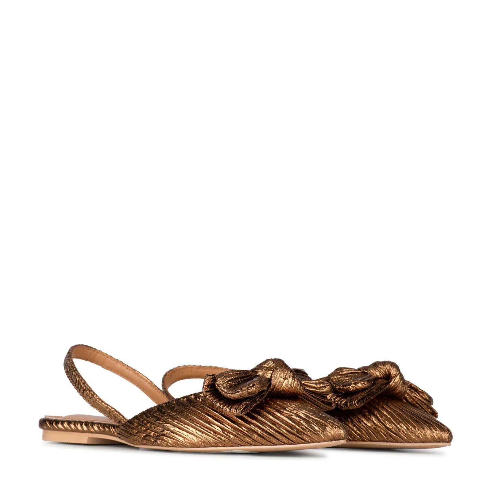 POSH by Poelman slingback loafers goud