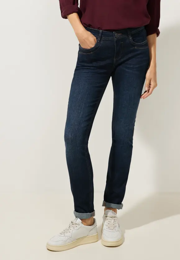 Blaue used Casual Fit Jeans - dark indigo used wash
